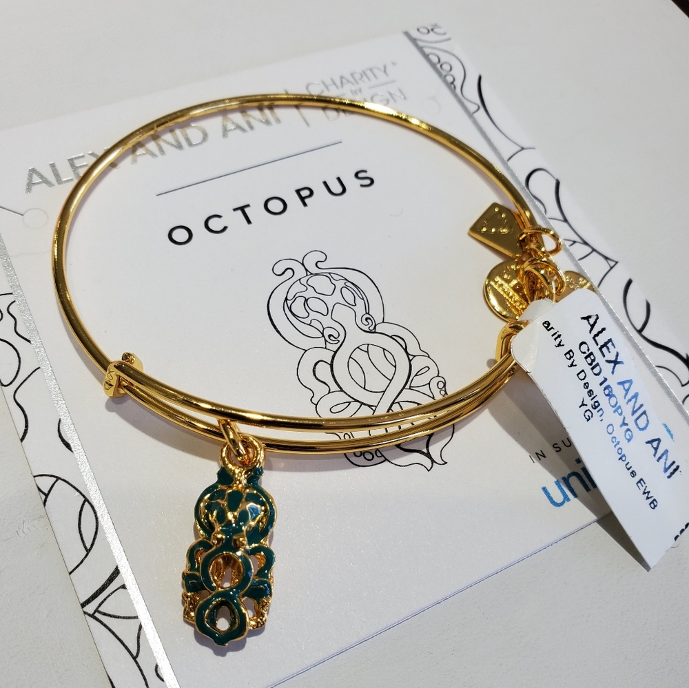 Alex and Ani Octopus 🐙 Unicef bracelet